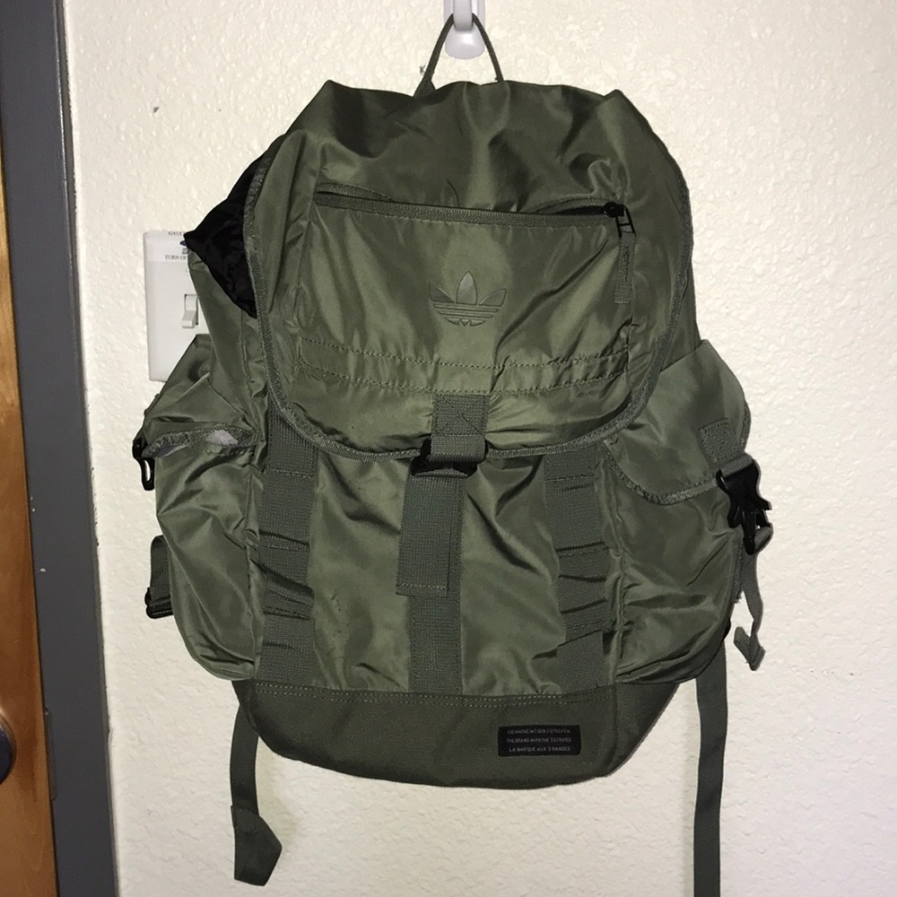 Adidas Olive Green BackPack
